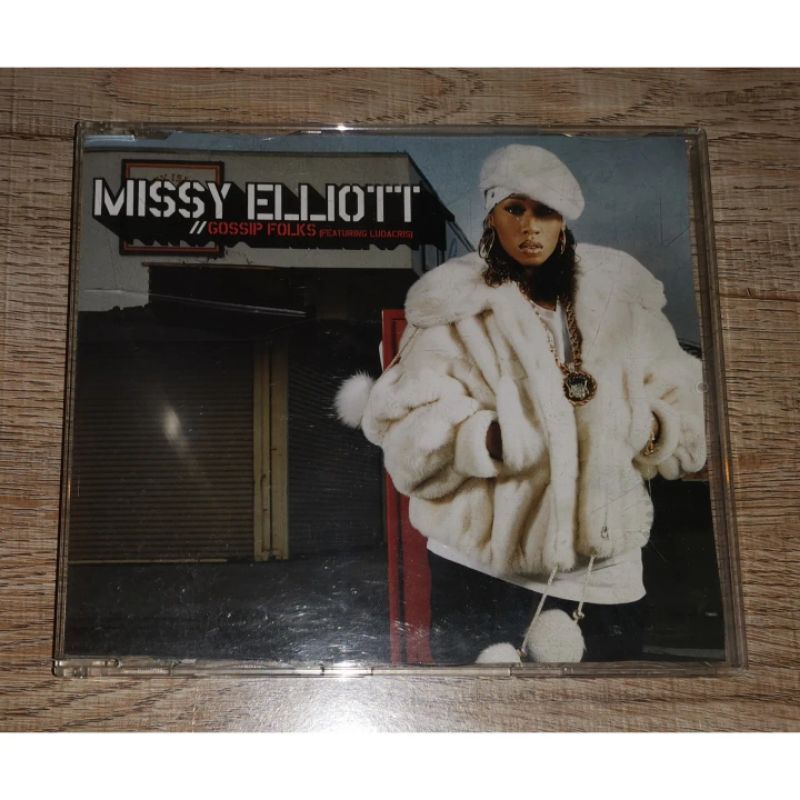 Missy Elliott Featuring Ludacris ซีดี Promo CD Single Gossip Folks