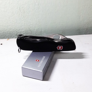 VICTORINOX Trailmaster Black Trail Master black 0.8463.MW3 SWISS MADE มีดพับ มีดเดินป่า มีดอเนกประสงค์