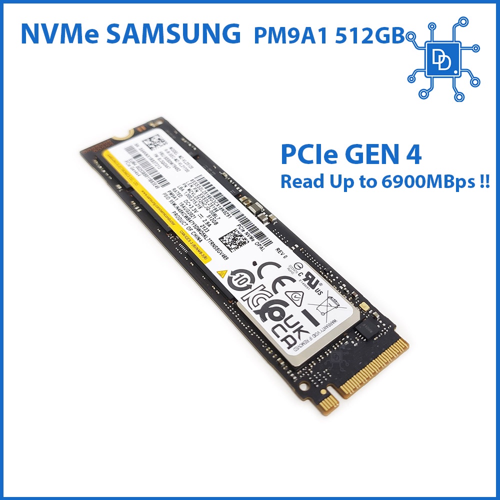 SAMSUNG SSD m.2 NVMe PCIe Gen4 PM9A1 512GB 980 Pro
