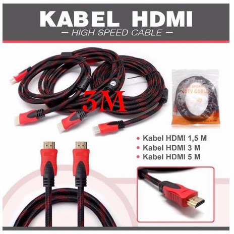ITSTORE สาย HDMI 1.5M 3M 5M 10M 15M 20M เส้นใยตาข่าย HDMI TO HDMI 1.5 เมตร 1080P V1.4 3D HQ
