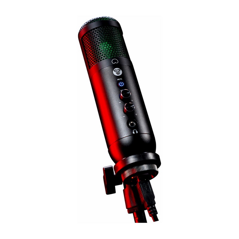 Fantech MCX01 Leviosa RGB Professional Condenser Microphone USB ไมค์โครโฟน - (ดำ)