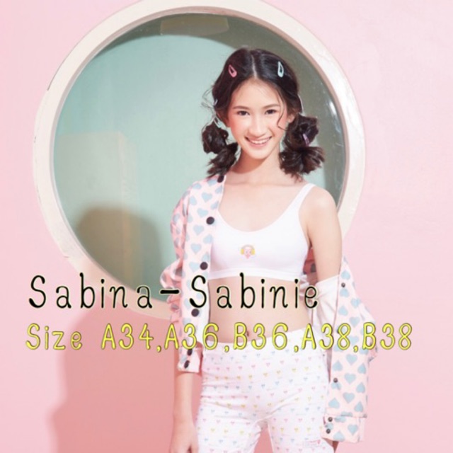 Sabina เสื้อชั้นใน sabinie แบบตะขอ สวมใส่สบาย เหมาะกับเด็ก/วัยรุ่น