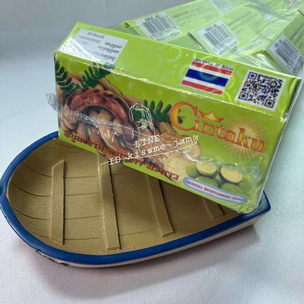 Cintaku สบู่มะขาม ทานาคา มะนาว หน้าใส สบู่ในตำนาน ขนาด 100กรัม 1 แพคมี 6 ก้อน(ฟรี 2) ราคา ถูกที่สุด ดีลบีเคเค