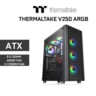 ราคาCASE (เคสเกมมิ่ง) THERMALTAKE V250 TG ARGB Mid-Tower Chassis (CA-1Q5-00M1WN-00)