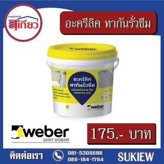 Weber อะครีลิก ทากันรั่ว 1 กก.