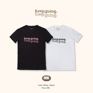 sherbettee|เสื้อยืดลาย Keep going