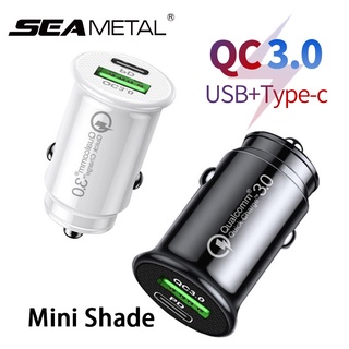 ที่ชาร์จในรถยนต์ Type C พอร์ต QC3.0 PD 20W USB ชาร์จเร็ว สําหรับโทรศัพท์มือถือ กล้อง อุปกรณ์ชาร์จ