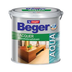 Beger Aqua แลคเกอร์ สูตรน้ำ โปร่งแสง เบเยอร์ อะควา ใสเงา AL-900 และ ใสด้าน AL-980 ขนาด 0.875 ลิตร