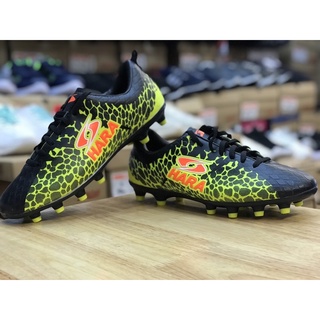 HARA Sports รองเท้าสตั๊ด รองเท้าฟุตบอล รุ่น  F12 สีดำเขียว 43