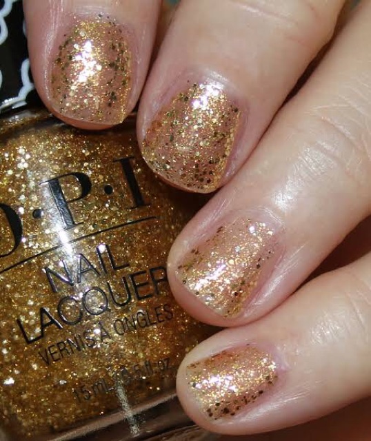 พร้อมส่ง OPI Glitter All The Way กลิตเตอร์สีทองระยิบในน้ำเบาใส ทาทับสีพื้น ทาเดี่ยว ราคา ถูกที่สุด ดีลบีเคเค แกลเลอรีภาพที่ 5
