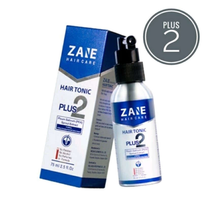 (ของแท้💯%)Zane Hair Tonic Plus 2 (เซน แฮร์ โทนิค พลัส ทู)ขนาด75ml.