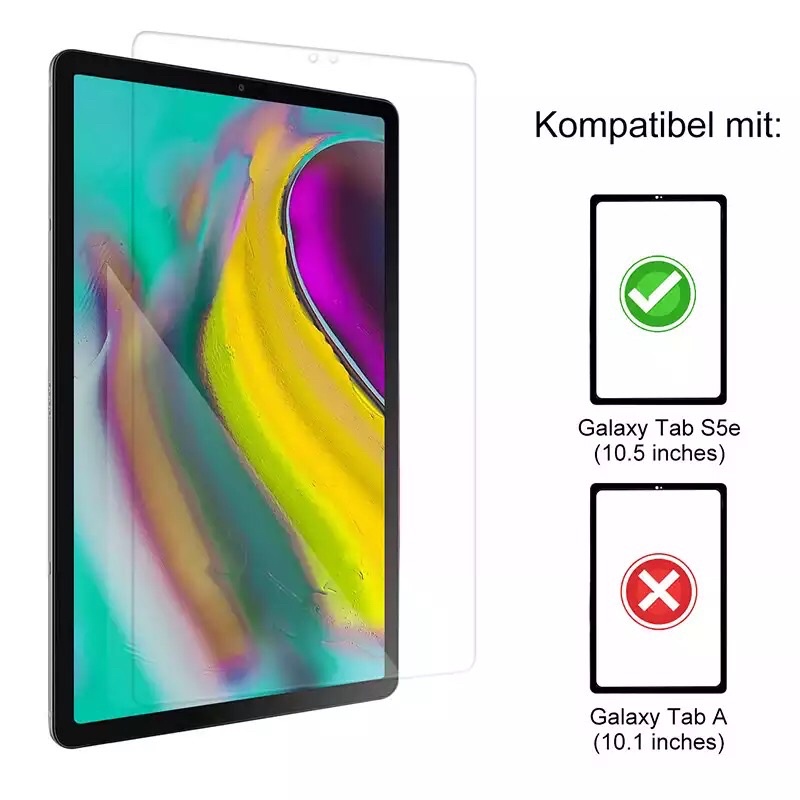 ฟิล์มกระจก นิรภัย เต็มจอ Samsung Galaxy Tab s5e 10.5(2019) T720 T725