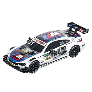 รถโมเดลสมจริง MSZ 68256 BMW M4 DTM สเกล 1:24 สีขาว ประตูรถและหน้ารถเปิดได้