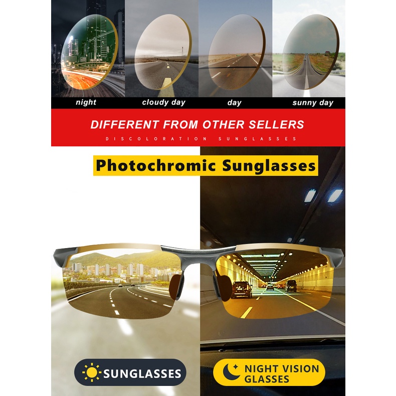 Ready StockTop Anti-glare Day Night Vision Glasses For Driving Men ...