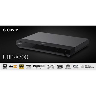 #แถม BD 2 แผ่น# SONY เครื่องเล่นบลูเรย์ 4K UBP-X700 เสียง DOLBY, TRUEHD 7.1CH 4K BLURAY PLAYER +