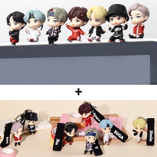 [Korea] BTS (Bangtan boys) "KeyRing + Monitor Figure SET", TinyTan, Official, Original, Authentic, army, idol figure, HYBE(BigHit Entertainment), KPOP, Wholesale DISCOUNT