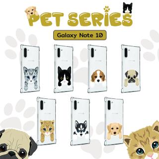 เคส สำหรับ Samsung Galaxy Note 10 Pet Series Anti-Shock Protection TPU Case