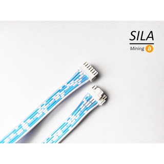 (ยาวพิเศษ) สายแพร อะไหล่  7x2 ( 14 pin ) สำหรับ เครื่องขุด Asic Innosilicon A4+ , A6 , A10 ฯลฯ Signal Cable Miner connec