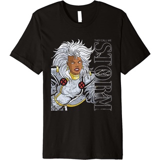 █♬♫♪♩ Marvelเสื้อยืดแขนสั้น Marvel X-Men They Call Me Storm 90s Retro Premium T-Shirt Marvel Short sleeve T-shirts