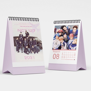 ปฏิทินตั้งโต๊ะ ปี 2021 อัลบั้ม ปฏิทินรูปภาพ ลาย NCT127
