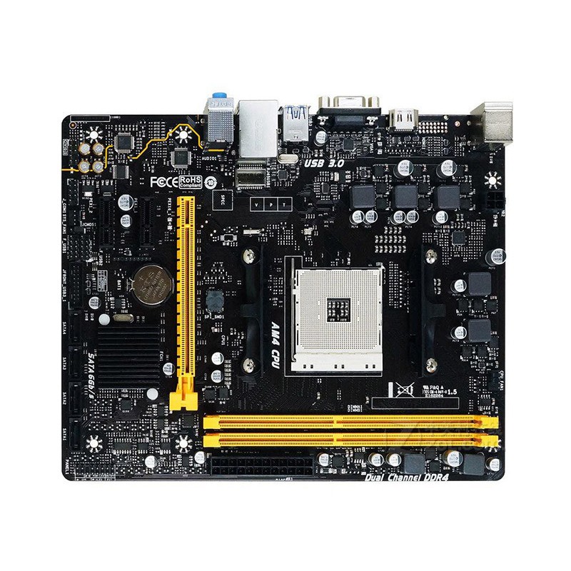Biostar A320MH AM4 บอร์ดขนาดเล็กหน่วยความจํา DDR4 สําหรับ AMD Ryzen 1-3 รุ่น