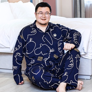 ชุดนอนผู้ชายอ้วน แขน-ขายาว ไซส์ใหญ่ลายการ์ตูน