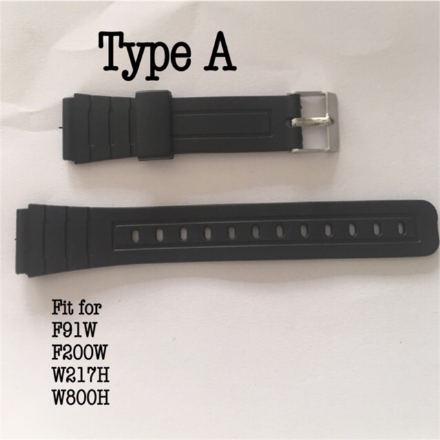เปลี่ยนสายรัด Casio F91W/F200W/W217/W800H