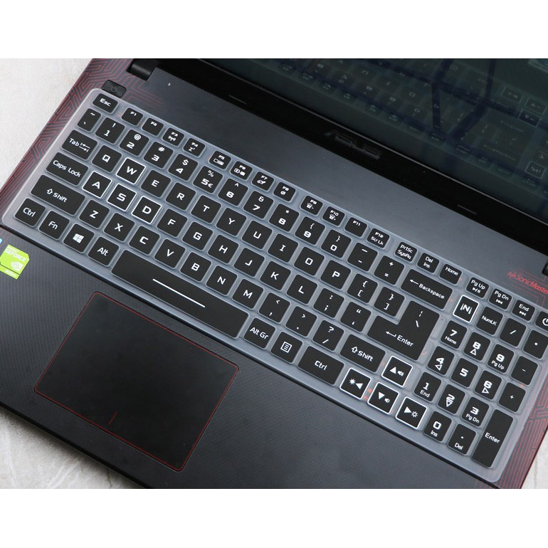 Silicone Keyboard Cover laptop Protector Skin For Acer Nitro 5 AN515-42 52 AN515 42 51 51ez 51by 791p 15.6