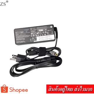 ZS Adapter Notebook อะแดปเตอร์ For LENOVO 20V 4.5A หัว 7.9x5.0 (สีดำ)แถม สายไฟ AC