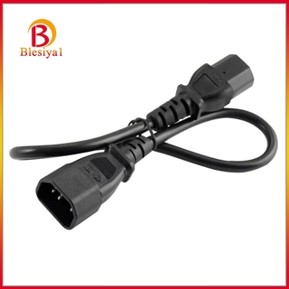 ( Blesiya1 ) สายไฟต่อขยาย 0 . 5 M Iec 320 C13 To C14 Ac สําหรับ Pc Monitor Pdu Ups