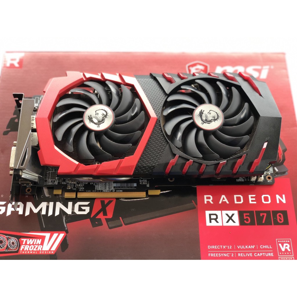 การ์ดจอมือสอง RX 570 4G GAMING X / MSI RADEON RX 570 4G GAMING X ...