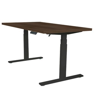 Desk STANDING DESK ERGOTREND SIT 2 STAND GEN2 150CM CLASSIC TEAK/BLACK Office furniture Home &amp; Furniture โต๊ะทำงาน โต๊ะท