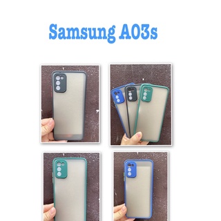 🔥✨พร้อมส่งใน🇹🇭✨เคสขอบนิ่มหลังแข็งขุ่นคลุมกล้องFor Samsung A03s