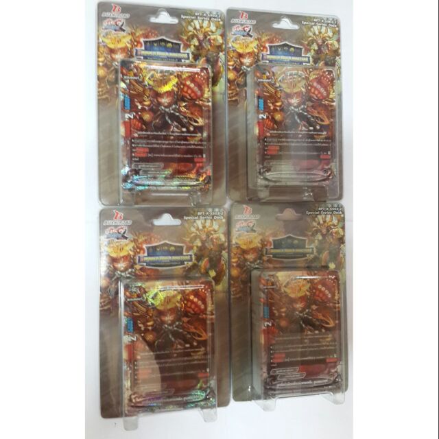 การ์ดบัดดี้​ไฟท์​ BFT​-X-SS03-2​ รวม​ 4 แพ็ค​ ราคา​ 480​ บาท