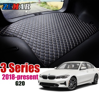 แผ่นหนังรองท้ายรถยนต์ สําหรับ BMW 3 Series G20 330i 320i 2019-2022