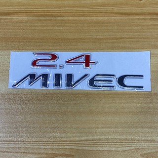 โลโก้* คำว่า 2.4 MIVEC งานเรซิ่น ( ขนาด*4.4 x 15.5 cm ) ราคาต่อชิ้น