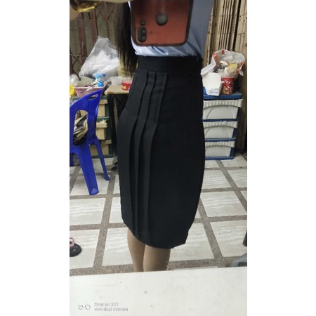 กระโปรง​นักเรียนทรง​แคบ​สั่งตัด​/ต้องการความยาวแจ้งแม่ค้าได้เลยค่ะ(เอว×ยาว)​