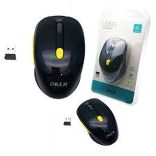 OKER เม้าส์ไร้สาย Mouse wireless 250GHz รุ่น V355 สีดำ