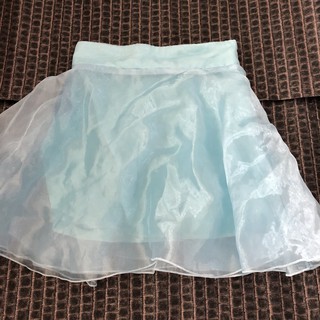 Short skirt light blue like new สภาพดีมาก