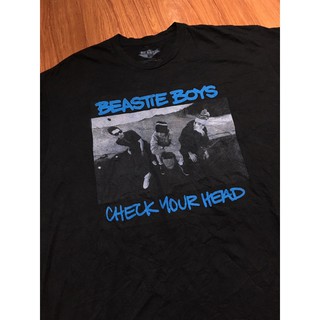 เสื้อยืดผ้าฝ้ายพิมพ์ลายแฟชั่นเสื้อวงมือสอง BEASTIE BOYS (2014) Size XL มือ2