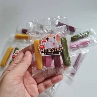 [HiHamster] โยเกิร์ตบาร์ 4 รส ผัก มันม่วง บลูเบอรี ฟักทอง