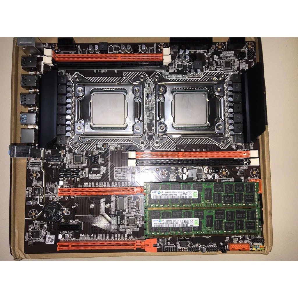 Xeon Set X99 Dual CPU E5 2650 V3 X2 ( 20/40) SAMSUNG ECC RAM 16G*2(32G)