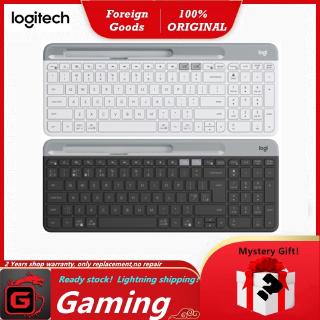 คีย์บอร์ดบลูทู ธ ไร้สาย.Logitech Slim Multi-Device Wireless Keyboard K580 - Bluetooth/Receiver