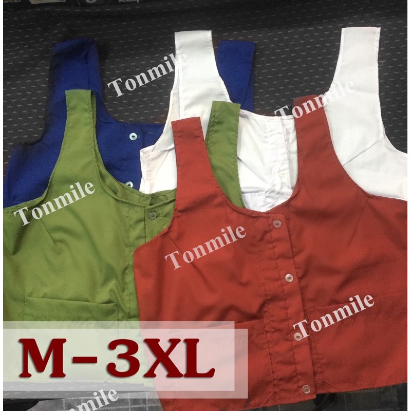 เสื้อชั้นในคนแก่ อก 30-47 นิ้ว กระเป๋ามีซิป cotton ผ้าโทเร ไม่ผสมไนลอน คอกระเช้า เสื้อกล้าม คนแก่ คน