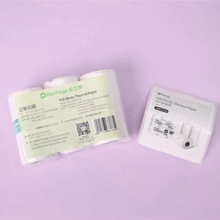 พร้อมส่ง! กระดาษสติ๊กเกอร์ peripageแท้!!! 1ชุด 12ม้วน Sticker paperang peripage Flash สติ๊กเกอร์ปริ้น