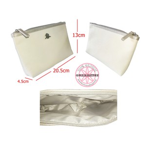 กระเป๋าเครื่องสำอาง สีขาว SISLEY White Pouch