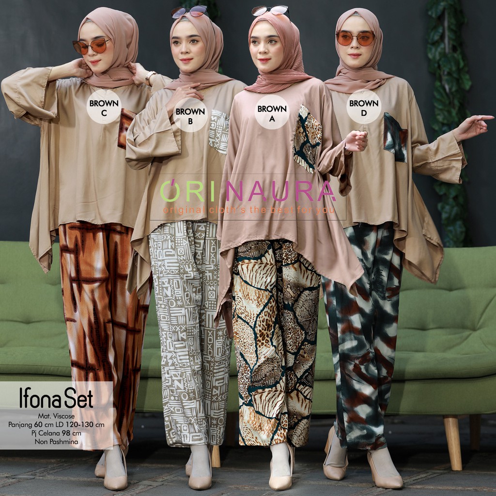 GAMIS AWEKA IFA SHOULDERRA OZAMA WAKA IDELIA BRICK IMORA SET ORIGINAL ORA