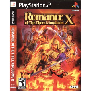 แผ่นเกมส์ Romance of The Three Kingdoms X PS2 Playstation2 คุณภาพสูง ราคาถูก