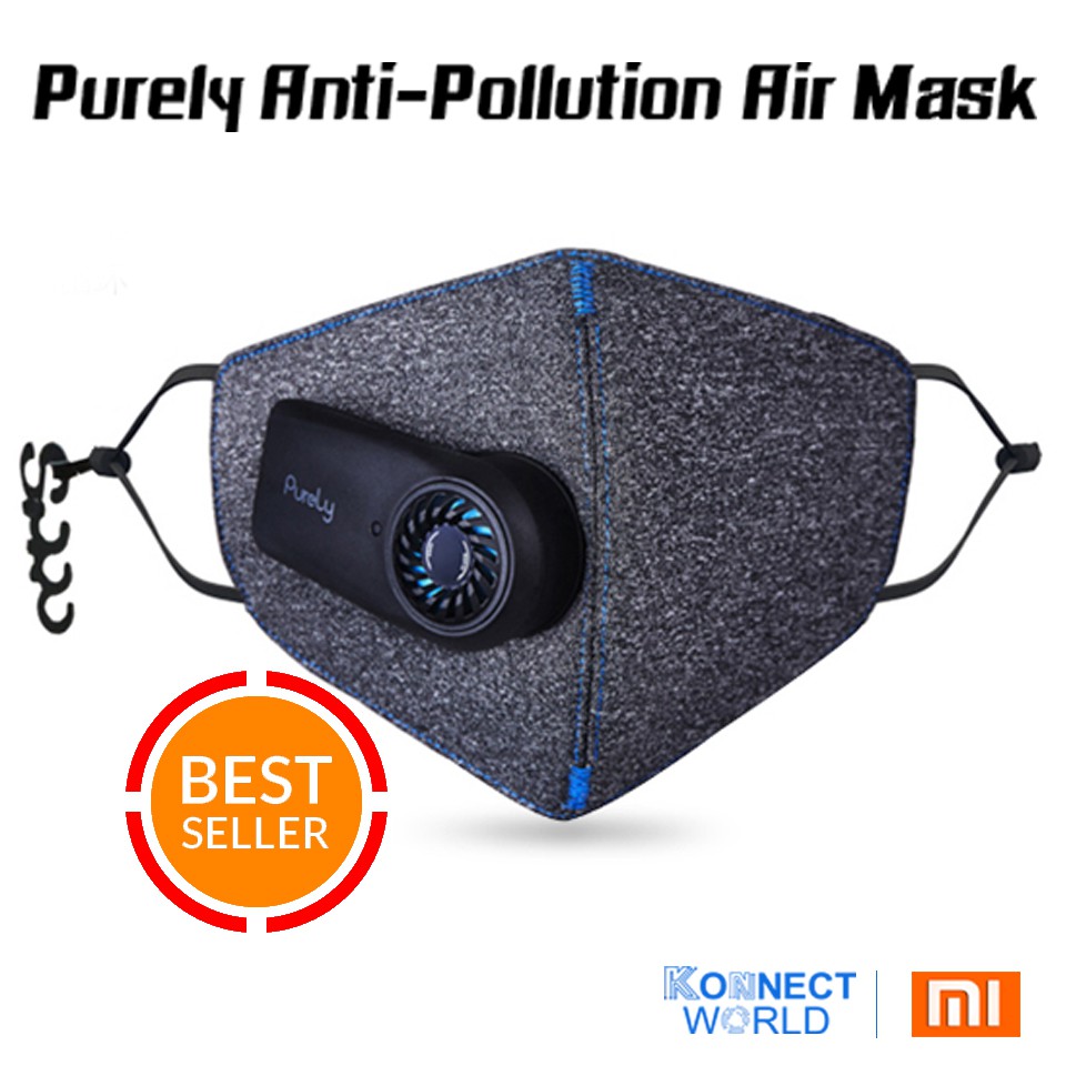 Xiaomi Purely Anti-Pollution Air Mask หน้ากากพัดลมป้องกันฝุ่น Purely