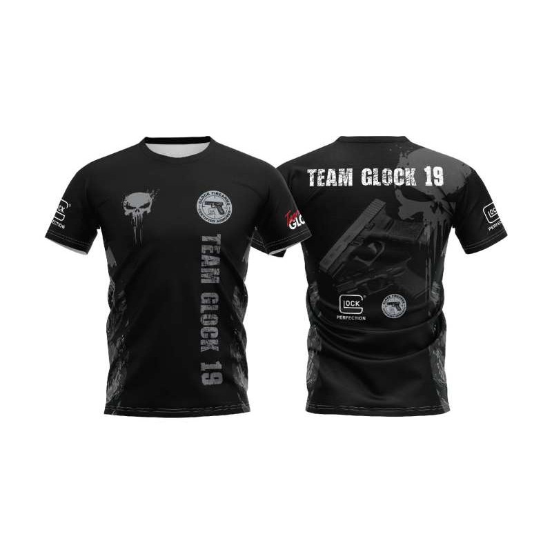 เสื้อยืด Team Glock สุดยอดคอลเลคชั่น  เนื้อผ้าสวมใส่สบาย ผ้าแห้งไว ไม่อมเหงื่อ